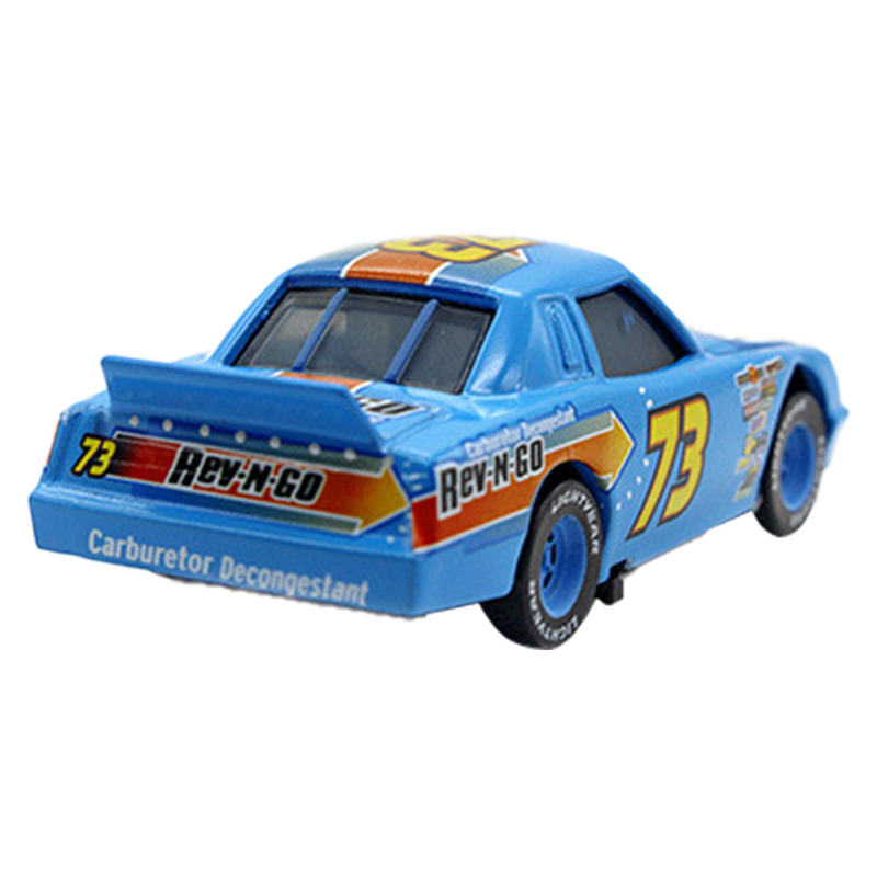 Set of 2 Disney Pixar Car No.73 REV 'N' GO Hauler Truck Alloy
