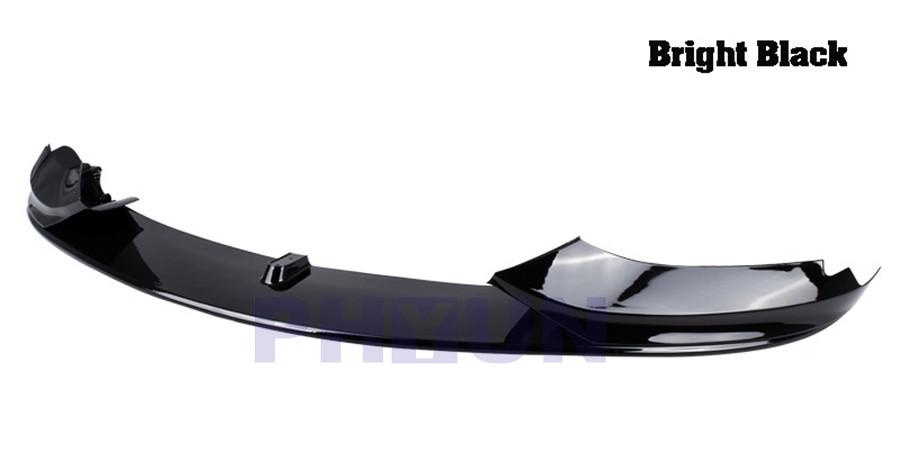 Kit De Faldón Delantero Y Splitter Para BMW Serie 4 (F32 F33 F36) 2014-2020 - Negro Brillante, 4 Piezas