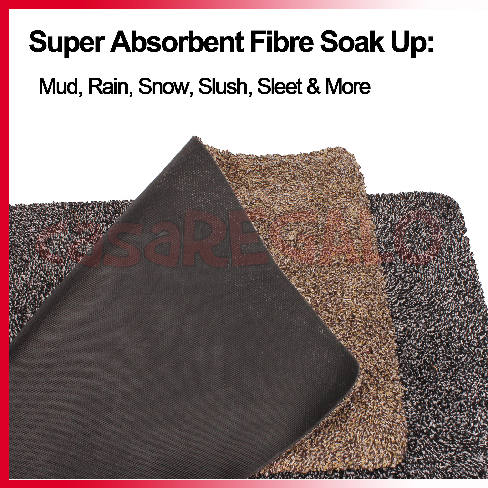 Super Absorbent Absorbs Mud & Water Microfibre NonSlip Doormat Clean