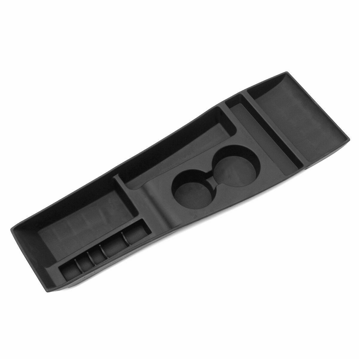Alltimesunited Silicone Center Console Storage Box Organizer Tray For Tesla Model S & X (2012-2017) – Black