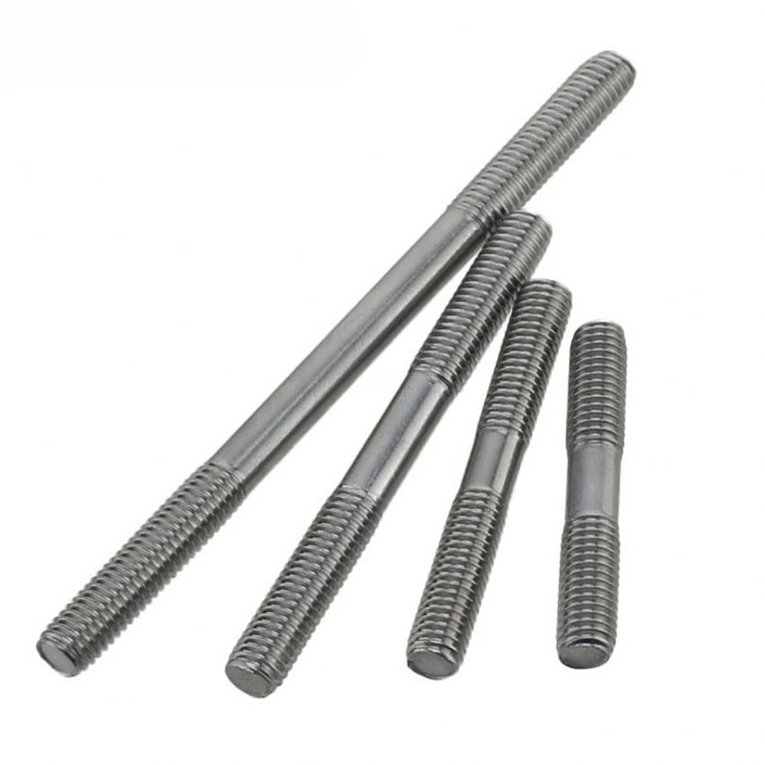 1//2//5//10pcs Stainless Steel Double End Threaded Stud Bolts Screws 6mm M6/&8mm M8