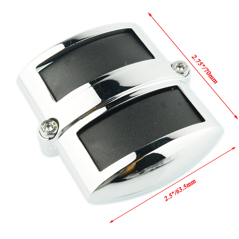 Motorcycle Footpegs & Pedal Covers For Vulcan 800 900 1500 1600 1700 - Aluminum Rubber Grip