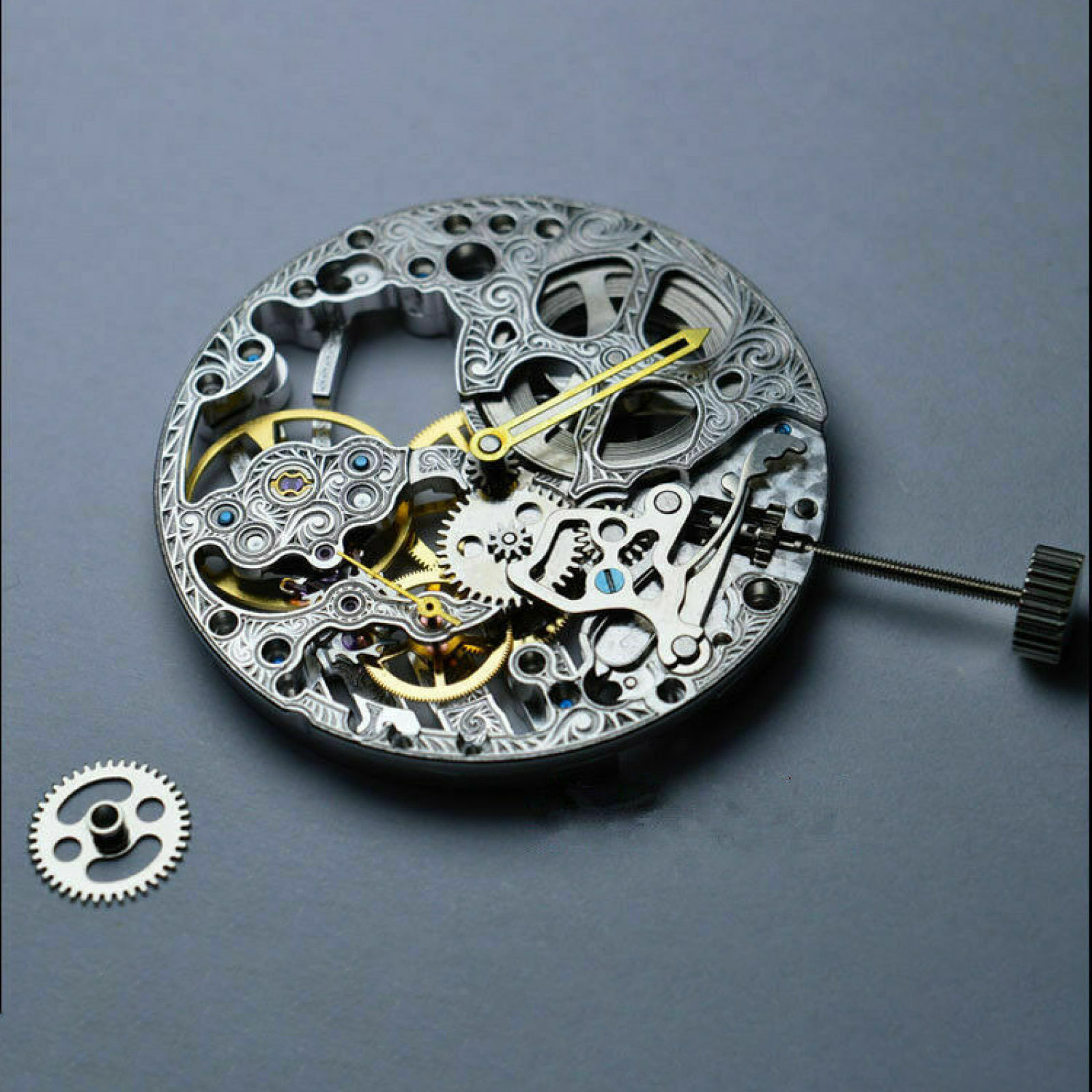 Original Skeleton Movement Hollow Manual Hand Winding For st3620k