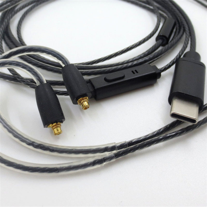 Headphone Upgraded MMCX to USB Type-C Audio Cable for Shure SE215