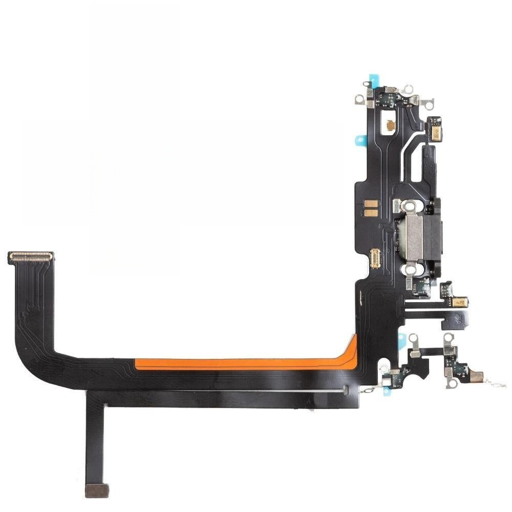 SCOCCA POSTERIORE TELAIO COMPATIBILE PER IPHONE 14 PLUS - BACK COVER VETRO NERO BIANCO ROSSO (Nero/Black - Foto 7