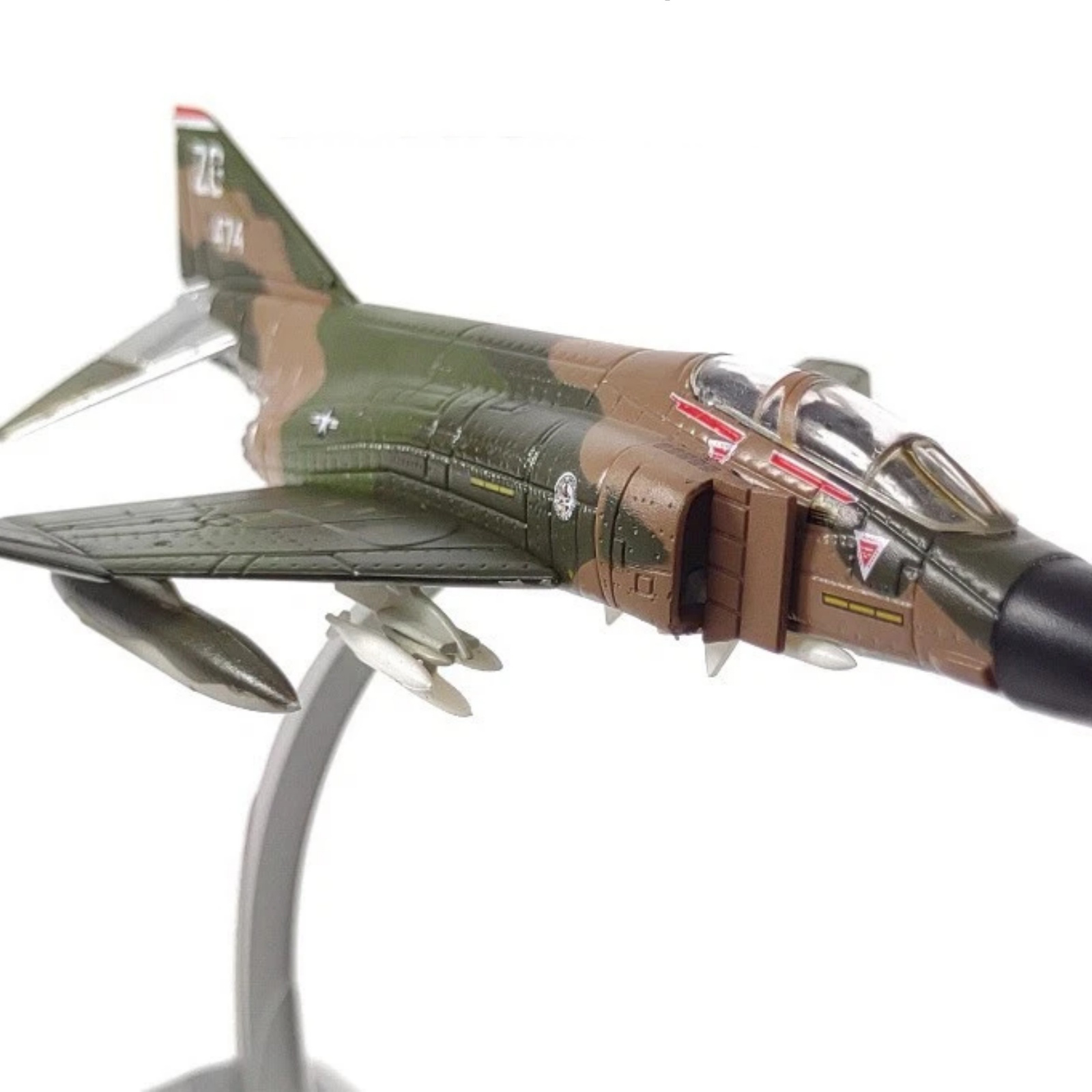 1/144 Scale 14cm Diecast Alloy USAF F-4 Phantom II Fighter Model