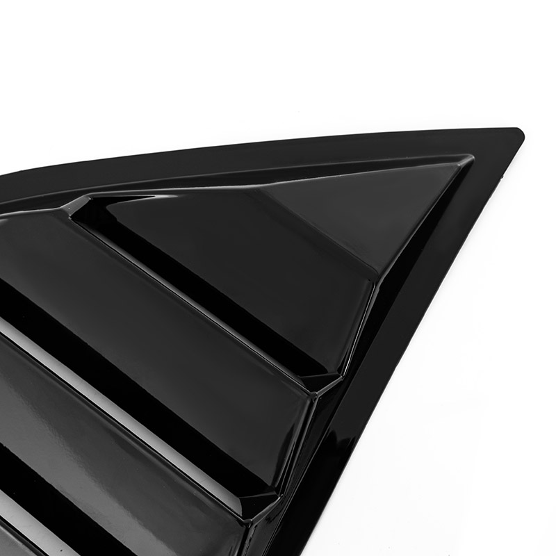 thumbnail image 2 of Up_Gear_Performance ABS Side Window Louvers For 2008-2023 Dodge Challenger - Black 2-Piece Set 2 of 5
