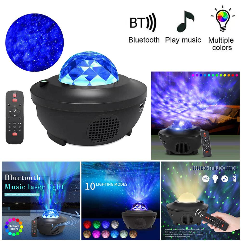 LED Starry Night Sky Galaxy Projector Lamp Star Sky Cosmos Night Light Remote UK