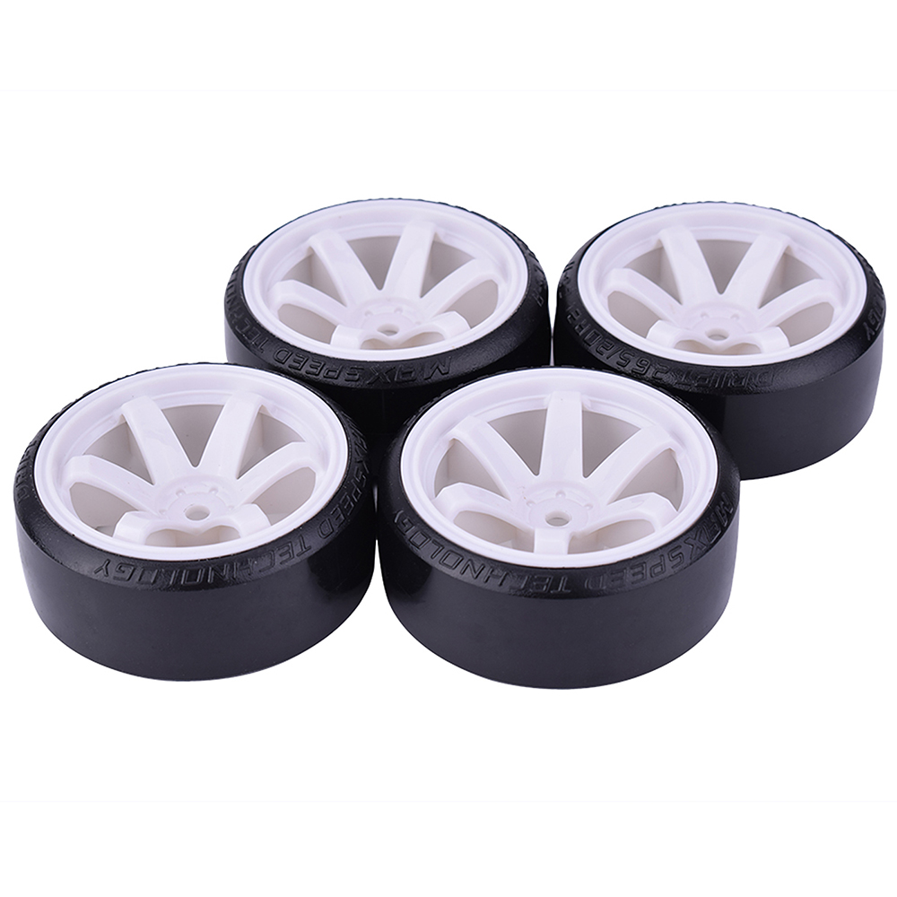 Dilwe 4PCS 115mm RC Car Tires & Wheels - 1/10 Scale Replacement Parts For ZD Racing Models