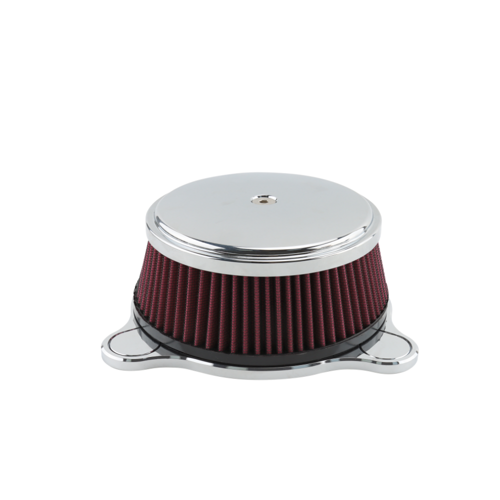 Harley Davidson Sportster Air Cleaner Filter - Black Speed 7 Style For XL Models