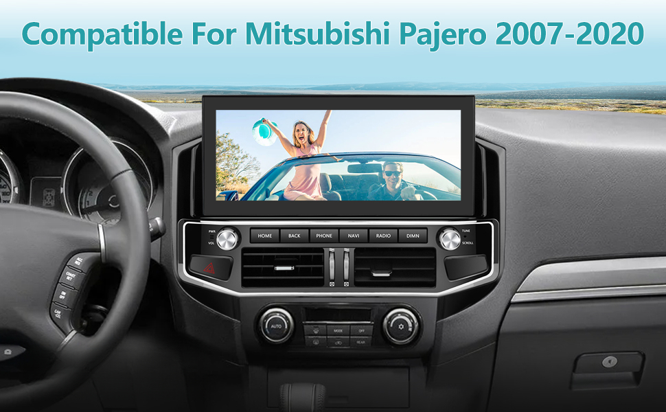 mitsubishi pajero radio 