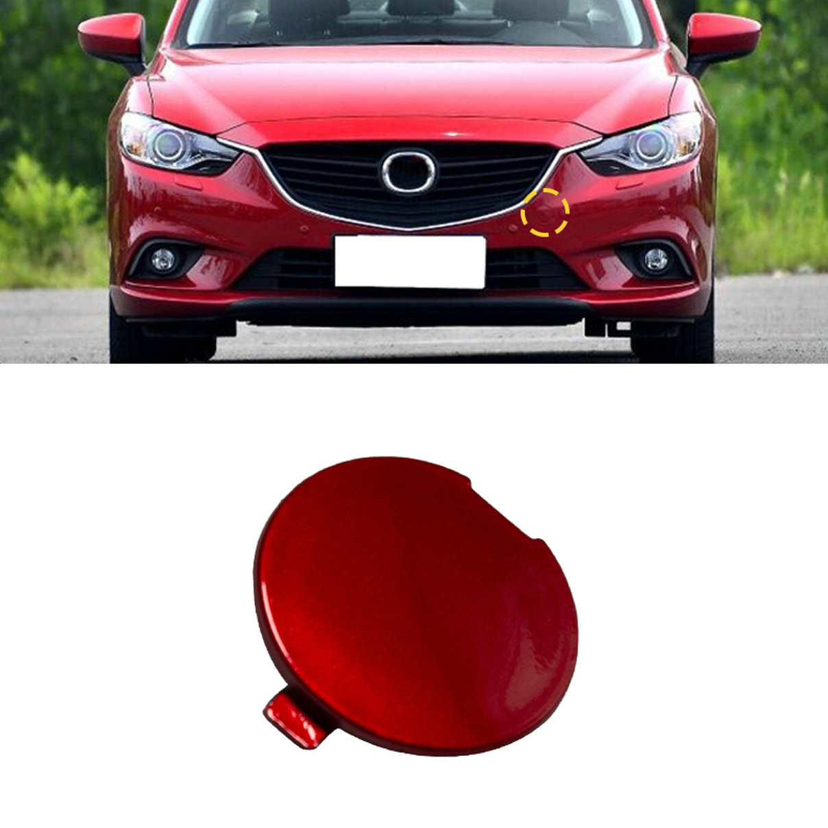 Amazon.com: Front Bumper Tow Hook Cover Towing Eye Cap Fit