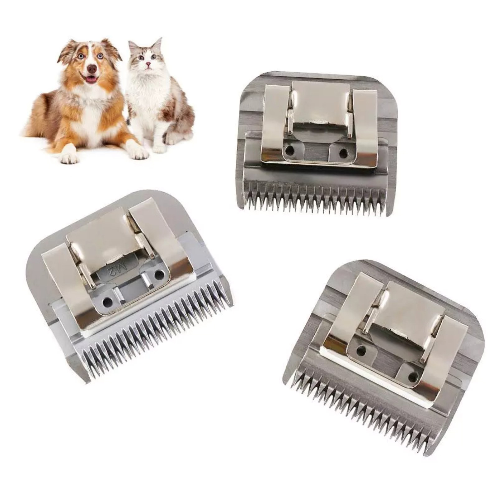 For Andis, Oster A5 Pet Dog Grooming Clipper Stainless Steel Blade