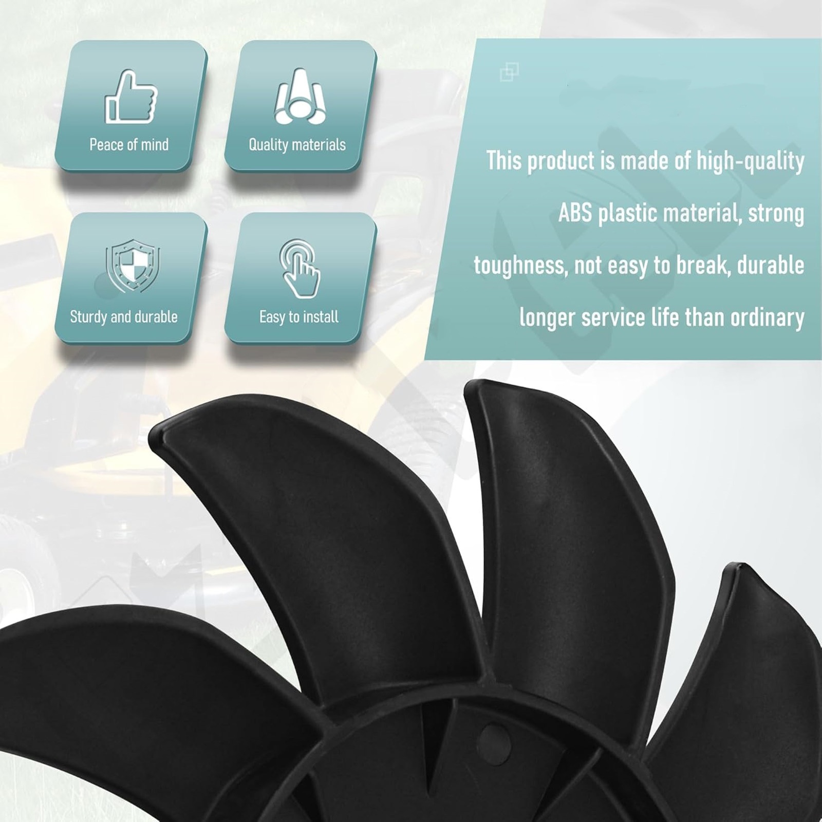New 10 Blade Transmission Cooling Fan for Cub Cadet RZT Series
