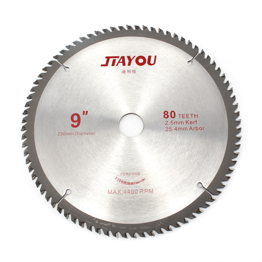 9 inch Carbide Tipped Circular Saw Blade Cutting Disc Woodworking 230mm 80T 6211684075084 eBay