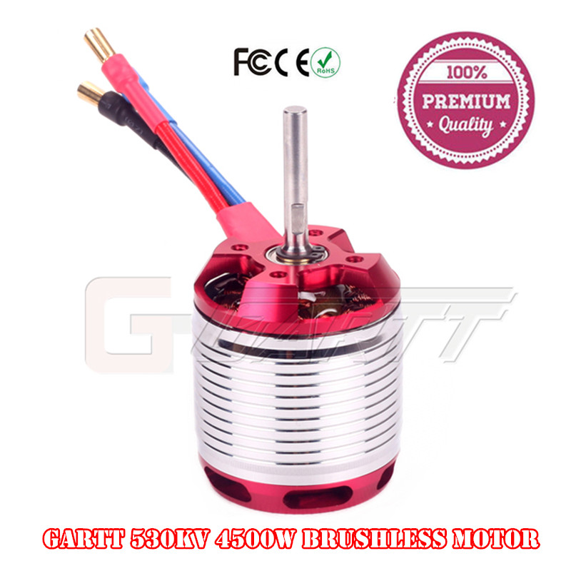 1P Gartt 530KV 4500W Brushless Motor Red For Trex 700 RC Helicopter ...