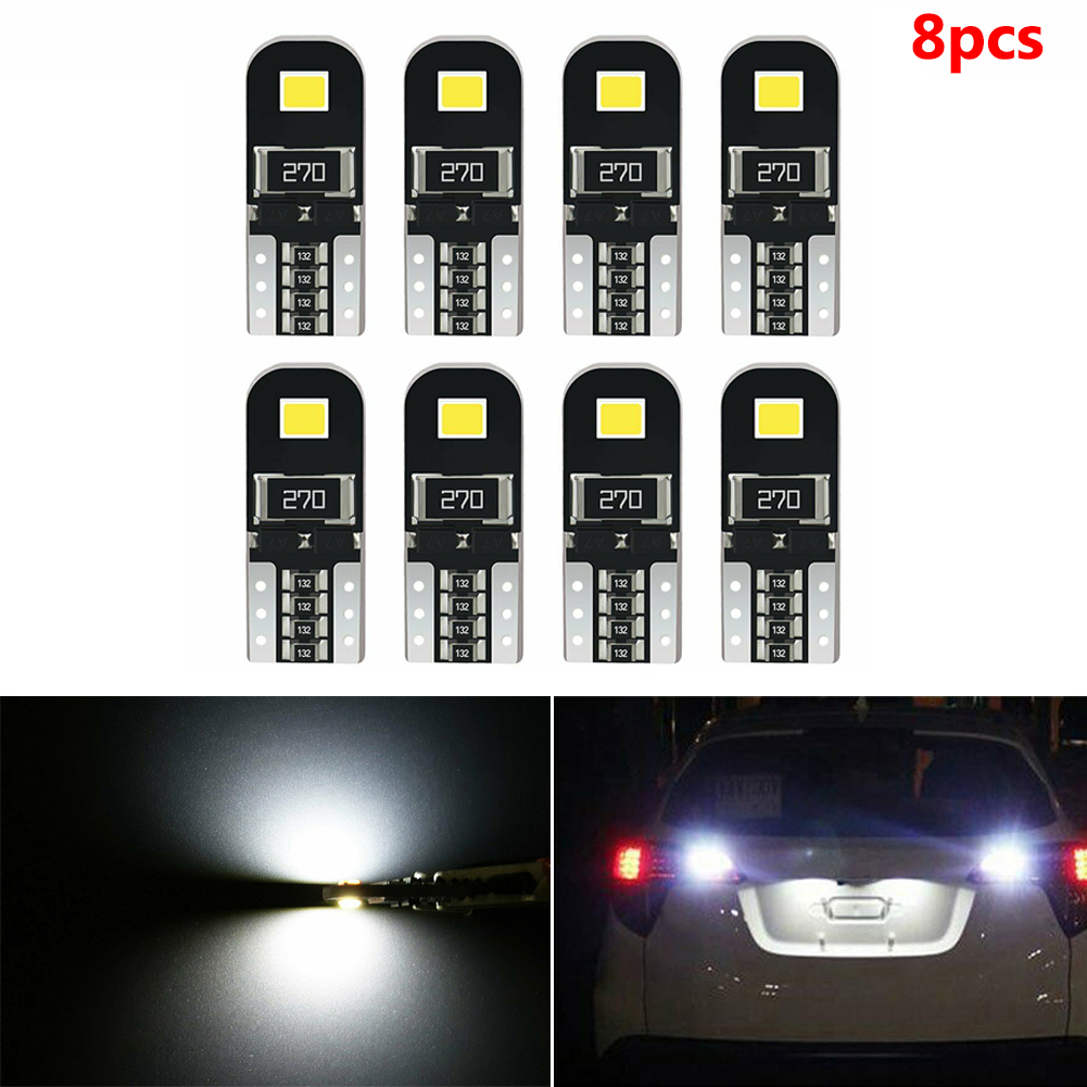 AUXITO 10X Super Bright 194 168 175 2825 T10 Car CANBUS 2835SMD White LED Bulbs