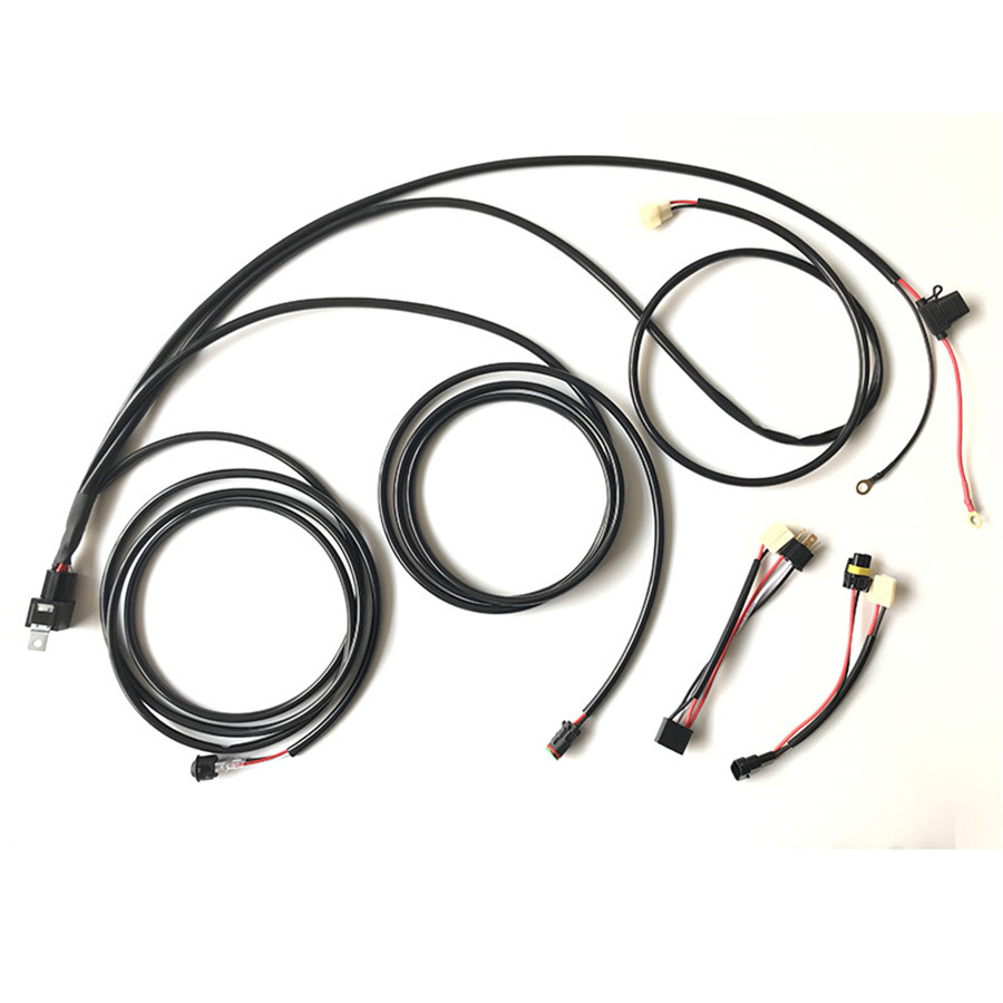 Wiring Harness LED Light Bar 9005/H4 High Beam Driving Light Quickly