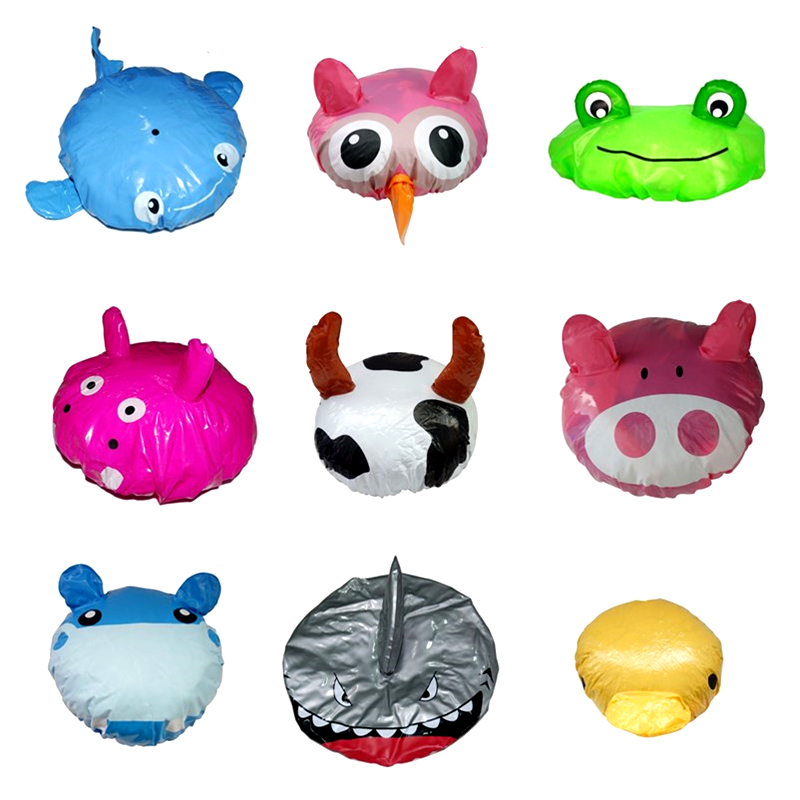 Waterproof 3D Animal Shower Cap Novelty 