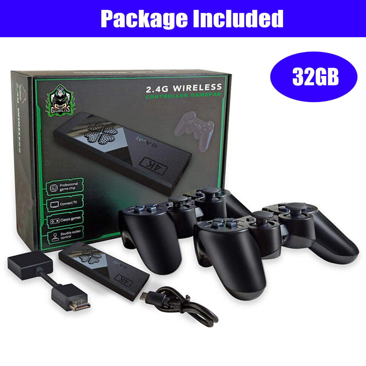 Video Games Retro Game Stick, Nostalgia Stick Game,Plug And