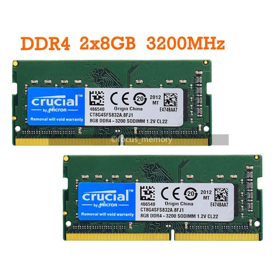 Crucial DDR4-3200 SO-DIMM 16GB×2 6469c667486893684dcec6866ee9af