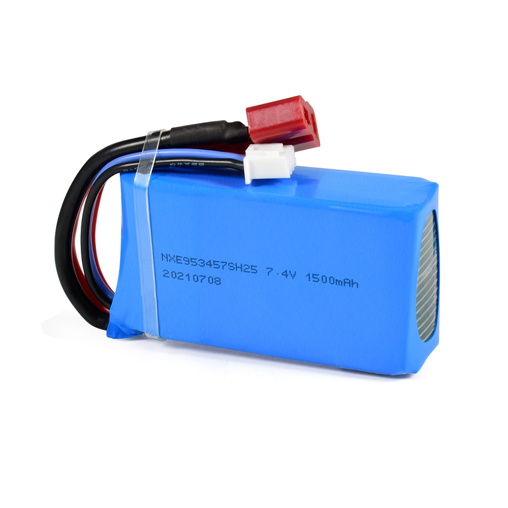 7.4V 1500mAh Lipo Battery T plug for WLtoys A959-B A969-B A979-B