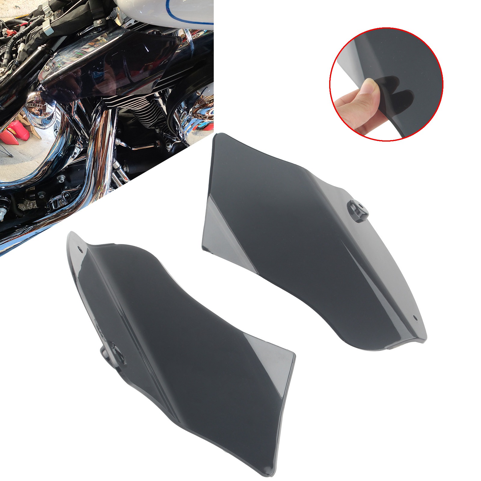 Heat Shield Air Deflector Fit for Harley Heritage Softail Classic