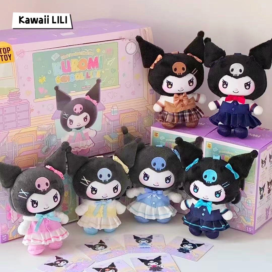 TOPTOY クロミ ぬいぐるみ KUROMI SCHOOL LIFE 制服 TOPTOY クロミ ぬいぐるみ KUROMI SCHOOL LIFE 制服