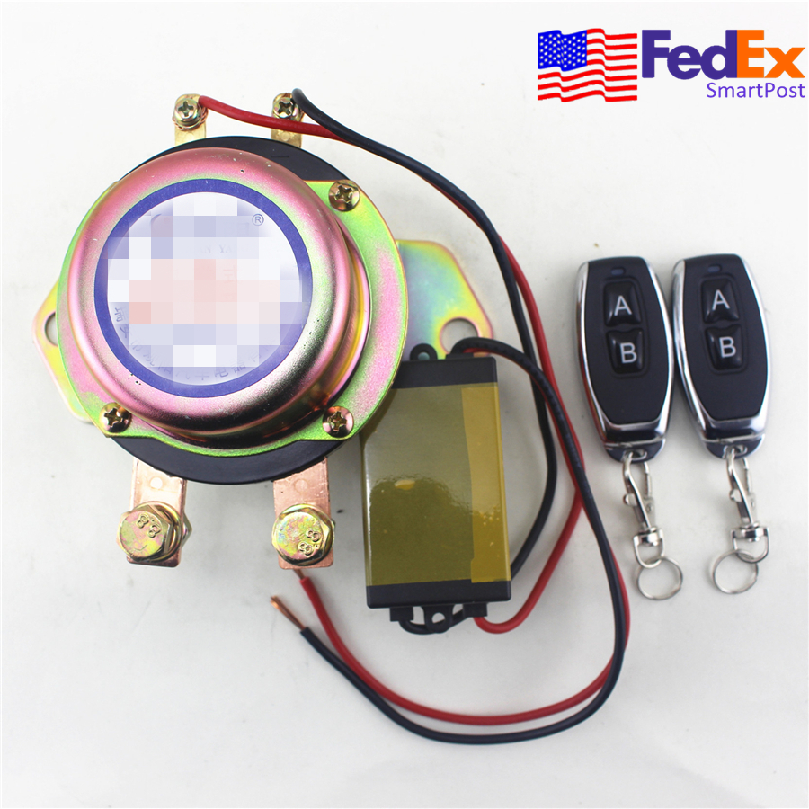 12V Dual Remote Car Truck Battery Master Kill Switch