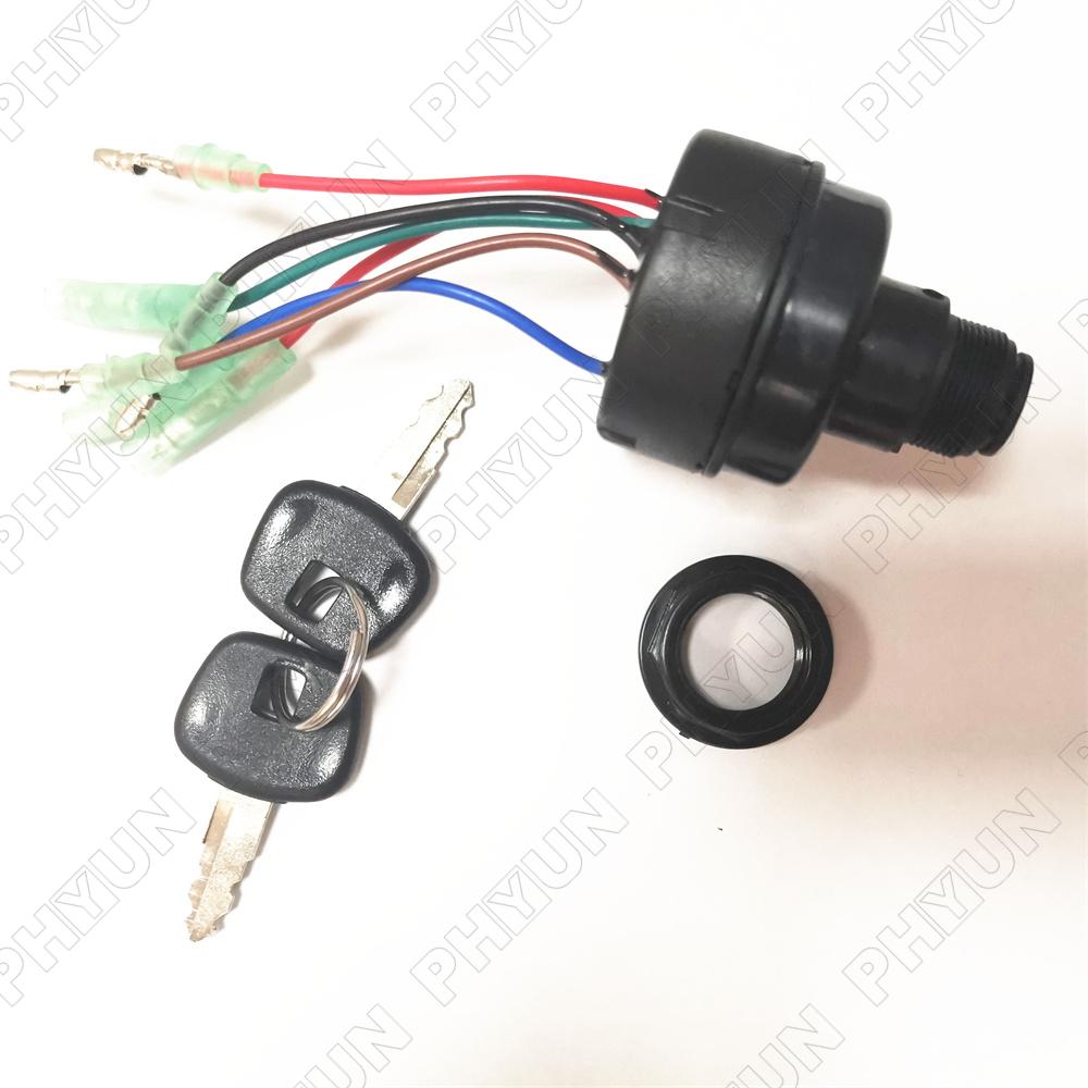 No.886・932・950【chuchumama３点セット】 Boat Engine Ignition Switch & Keys Kit For Tohatsu & Nissan