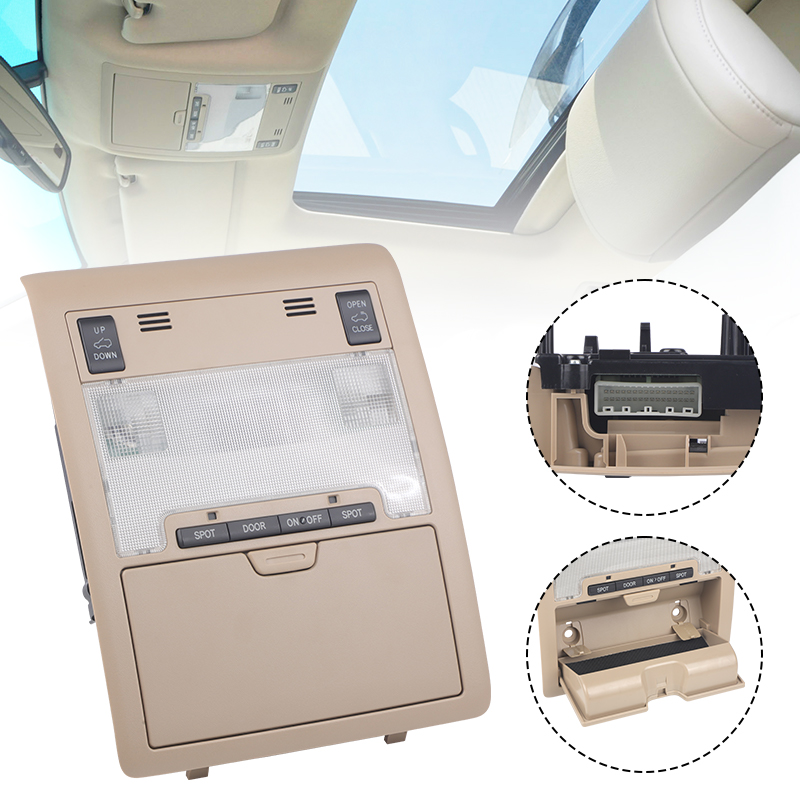 Console Map Lamp Light w/ Sunroof Switch For Toyota Land Cruiser
