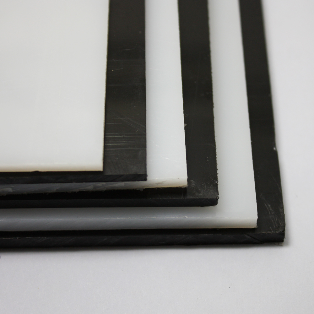 HDPE Sheet 3mm 4mm 5mm Thick Black White Polyethylene Engineering