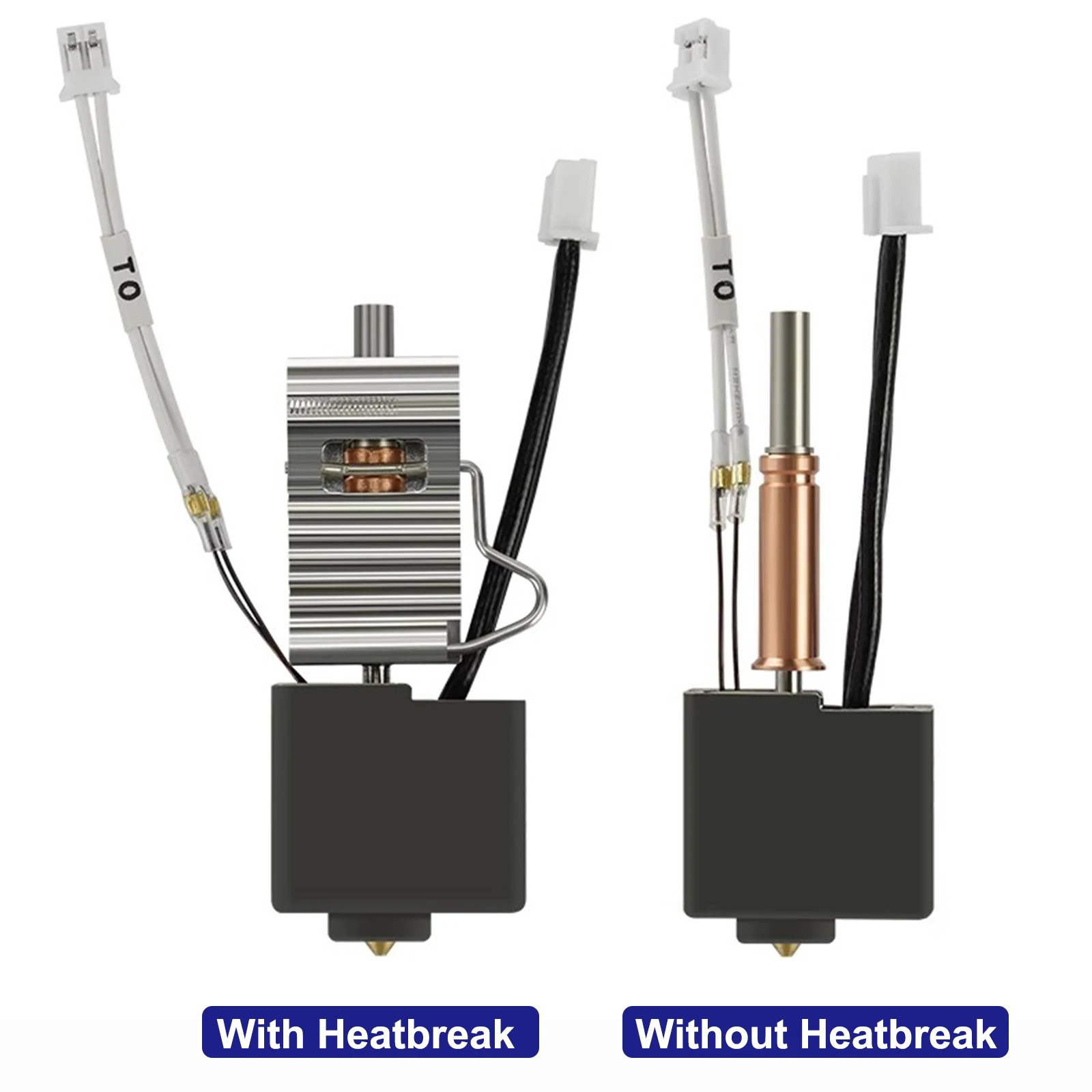 Hotend Für 3D-Drucker - Messing & Ti-Legierung, Mit Düse & Thermistor, Für Hohe Druckgeschwindigkeit