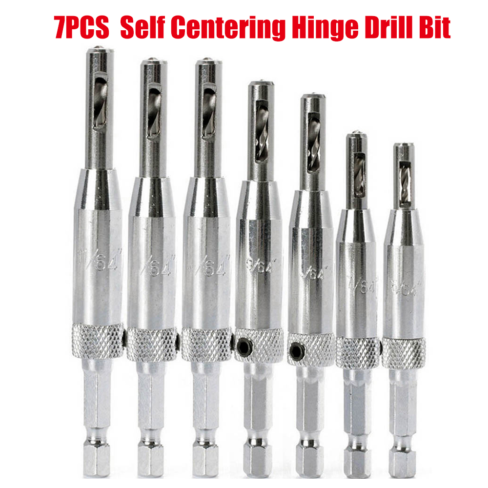 Business & Industrial Lock Hinge Drill Bit Set Hardware Pilot Hole ...