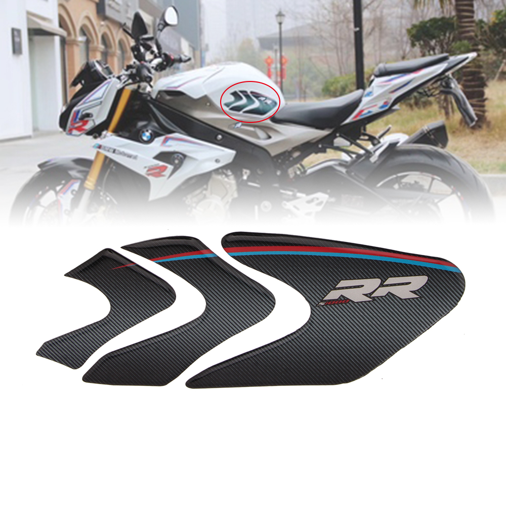 Motorcycle Tank Pad Tank Side Protector Knee Grip Decal Sticker For BMW ...