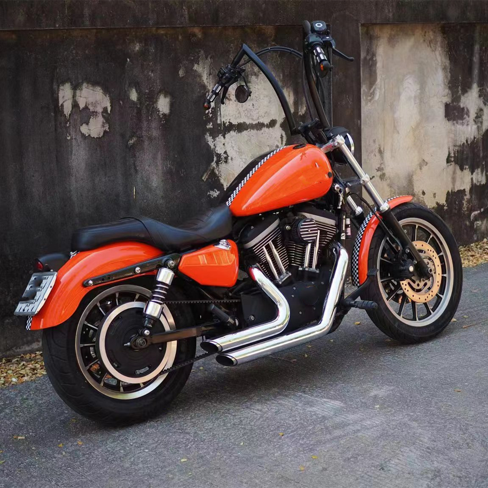 Motorcycle Large Capacity Fuel Tank 20L For Harley Sportster