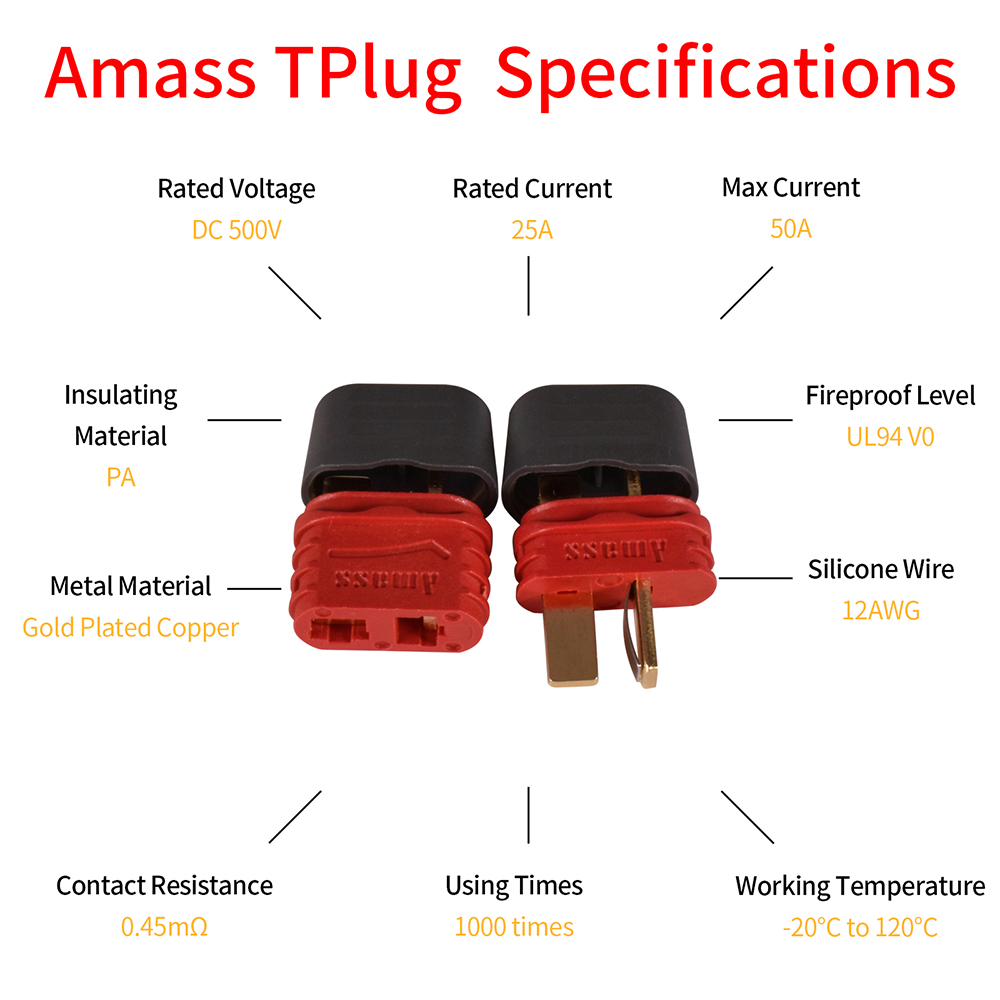 XT60 XT30 XT90 T Stecker Rundstecker Amass XT30U XT60H Deans Für RC