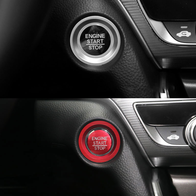 For 20182020 Honda Accord Red Aluminum Start Button Ignition Switch