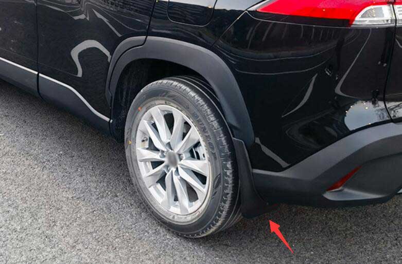 For Toyota Corolla Cross 2022-2023 Primer Black Mud Flaps Fender Splash  Guards