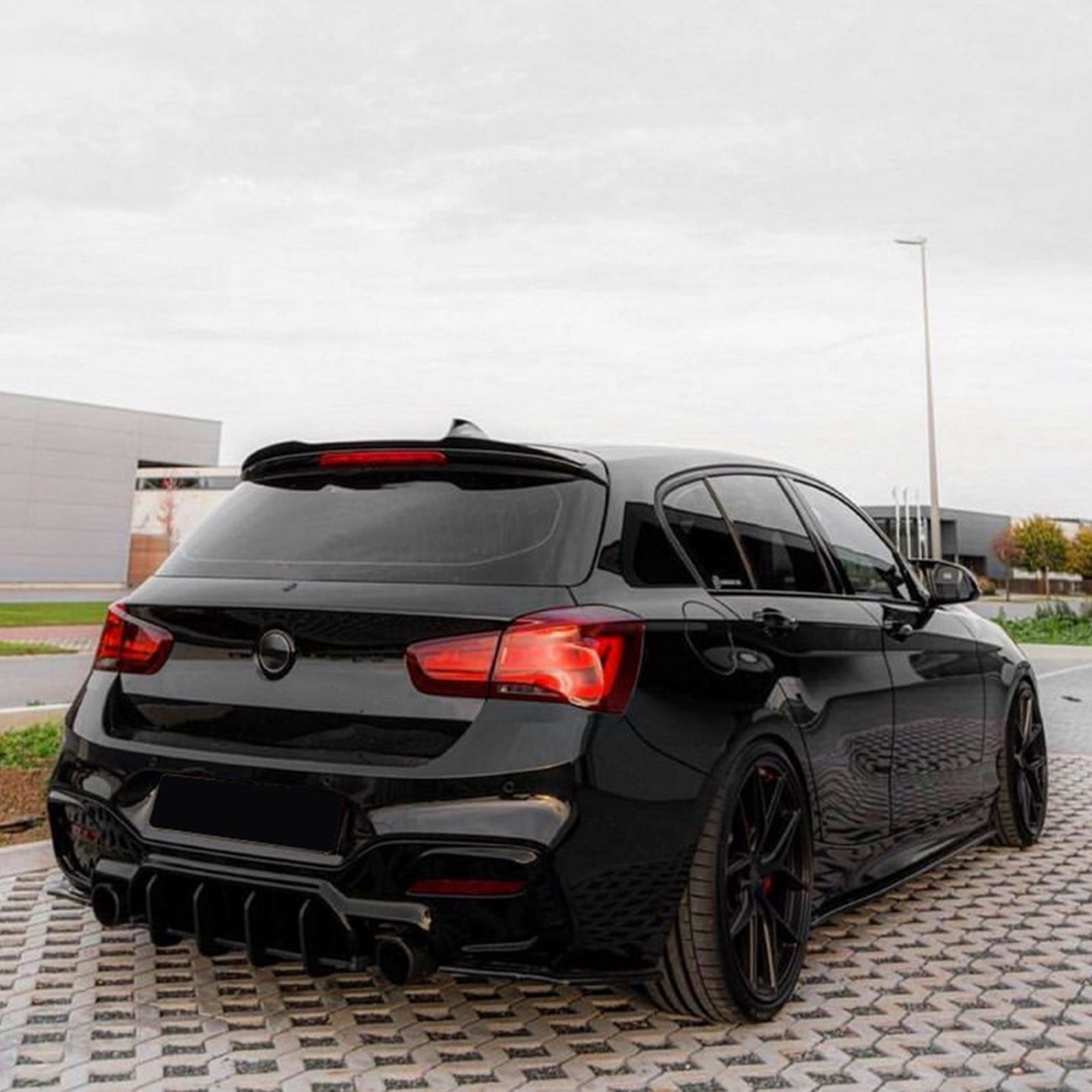 REXGEL Car Rear Diffuser Bumper Rear Lip Spoiler Body Kit For BMW