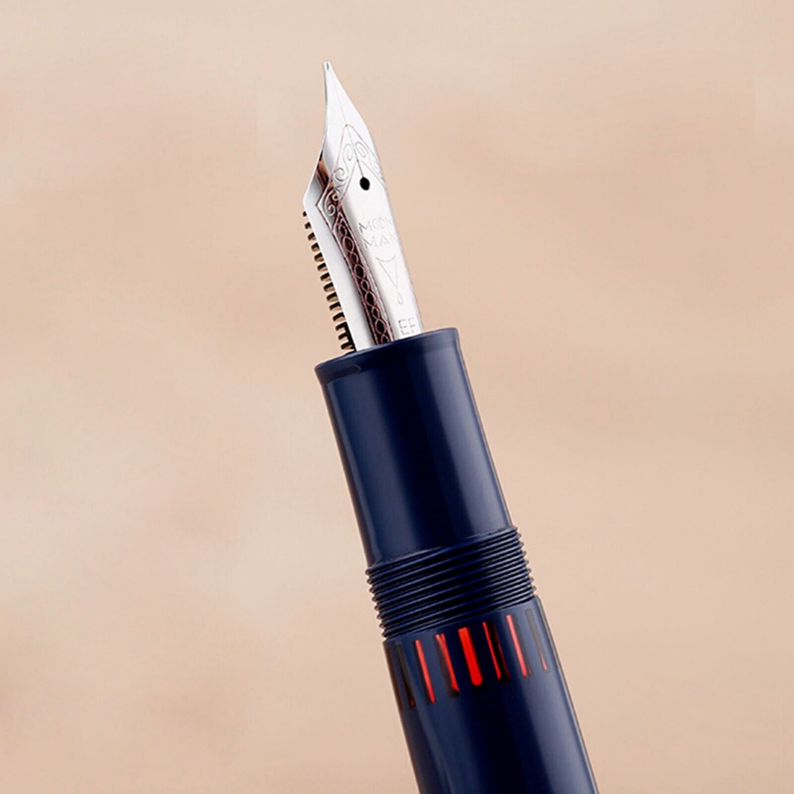MAJOHN A2 Press Retractable Fountain Pen EF Nib Resin Writing Office Ink Pen