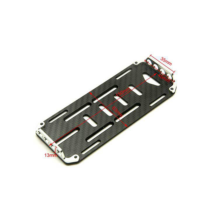 Carbon Fiber Battery Mount Plate Tray For RC Crawler AXIAL SCX10 CC01 D90 Car US