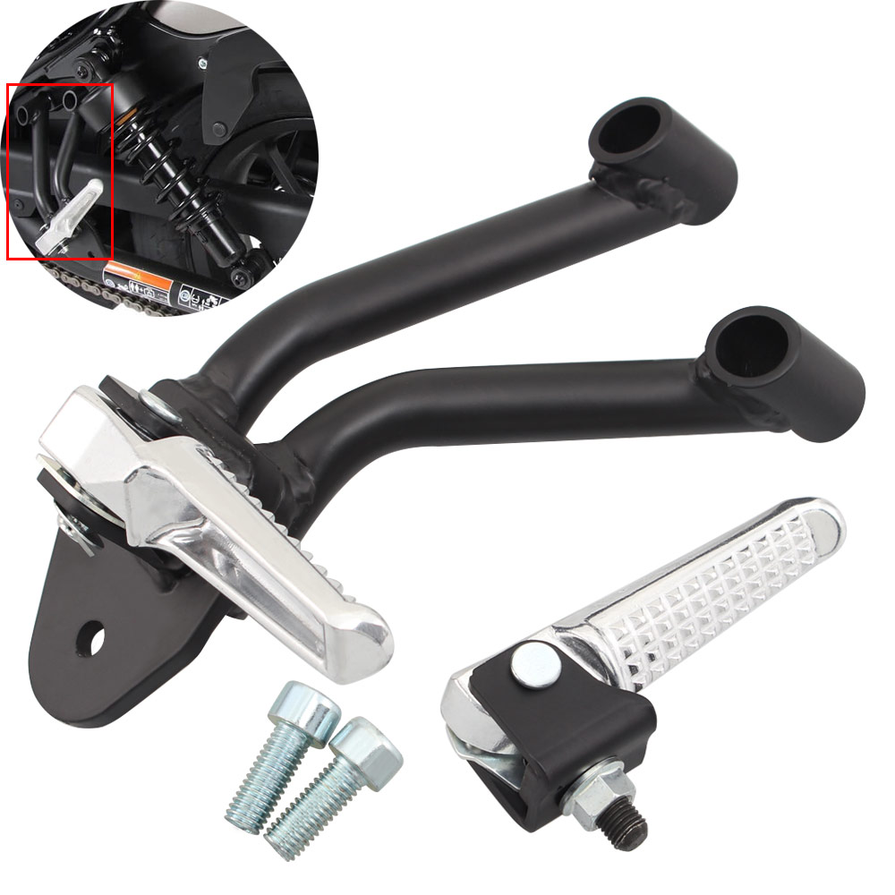 Steel Rear Passenger Foot Pegs Footpegs Mount For 17-18 Honda Rebel CMX ...