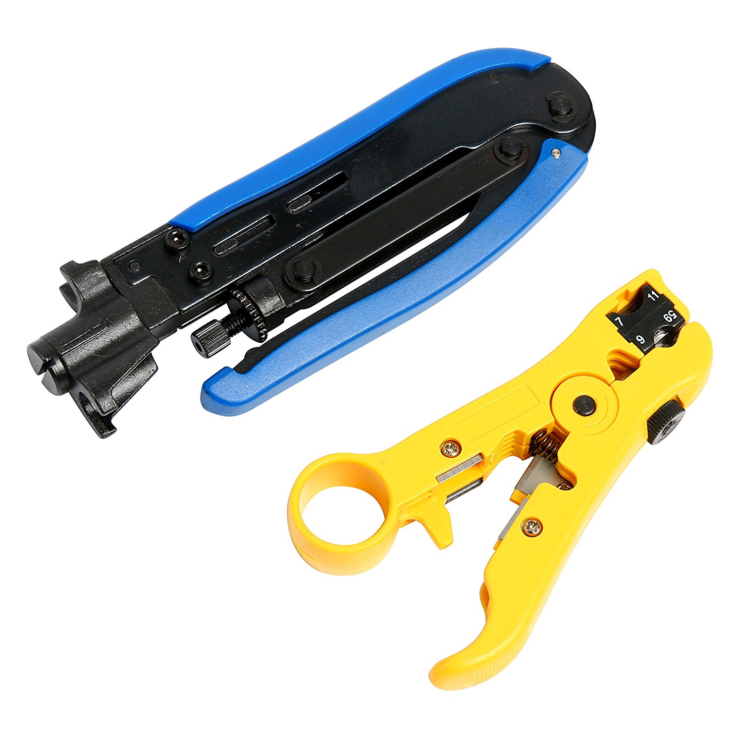 RG59 RG6 RG11 Compression Tool Coax Coaxial Cable 711221843009 eBay