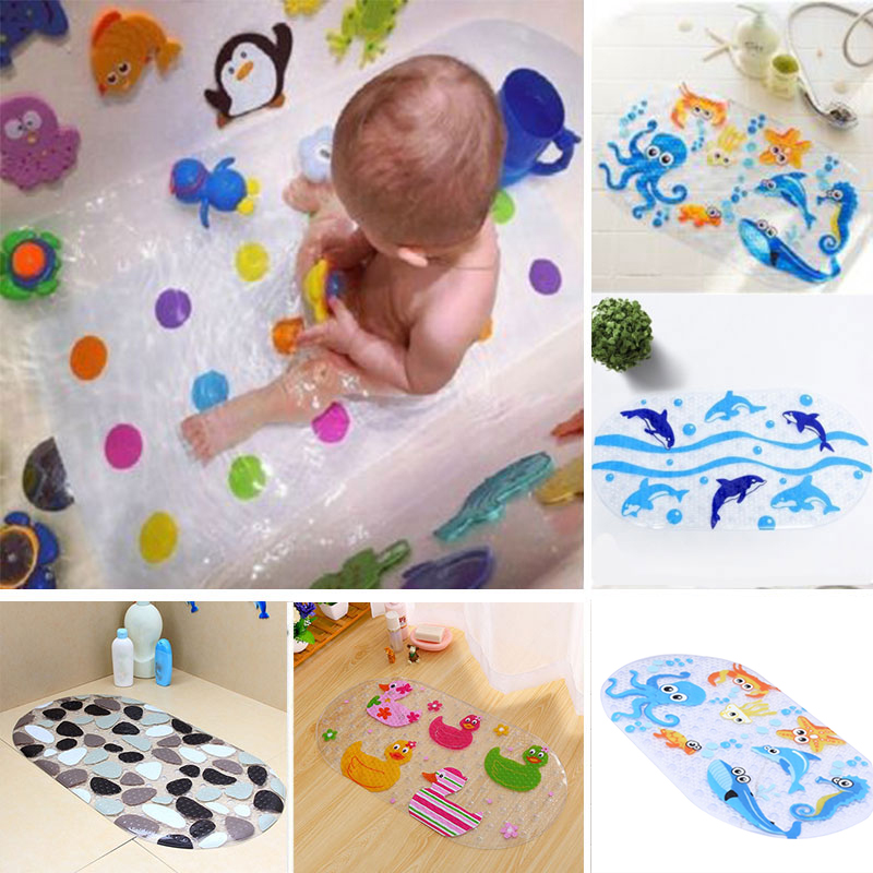 Baby Anti Slip Bath Mat Non Skid Safety Shower Mats for Children Child Kids