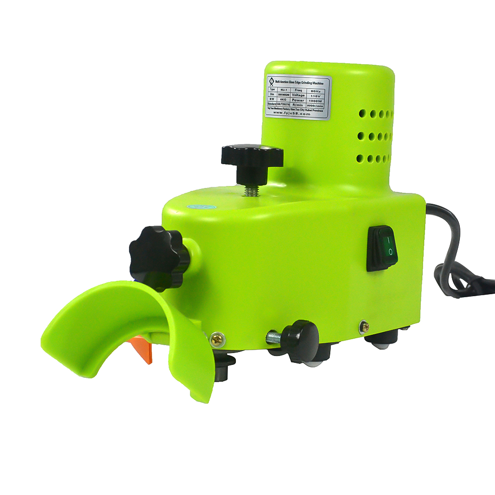 110V Straight Round Bevel Edge Grinder Electric Small Glass Edging
