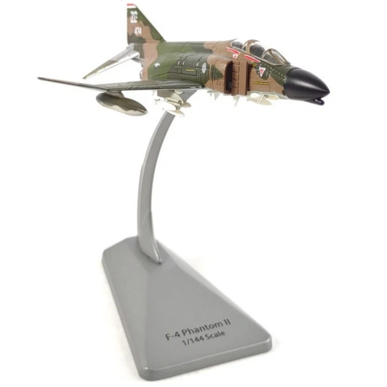 1/144 Scale 14cm Diecast Alloy USAF F-4 Phantom II Fighter Model