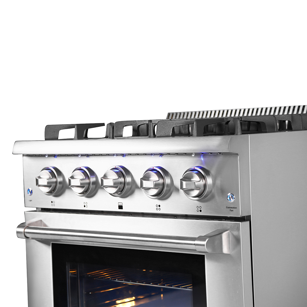 Thor 30"Gas Range Cooktop Stove Oven HRG3080U Stainless Steel 4Burner