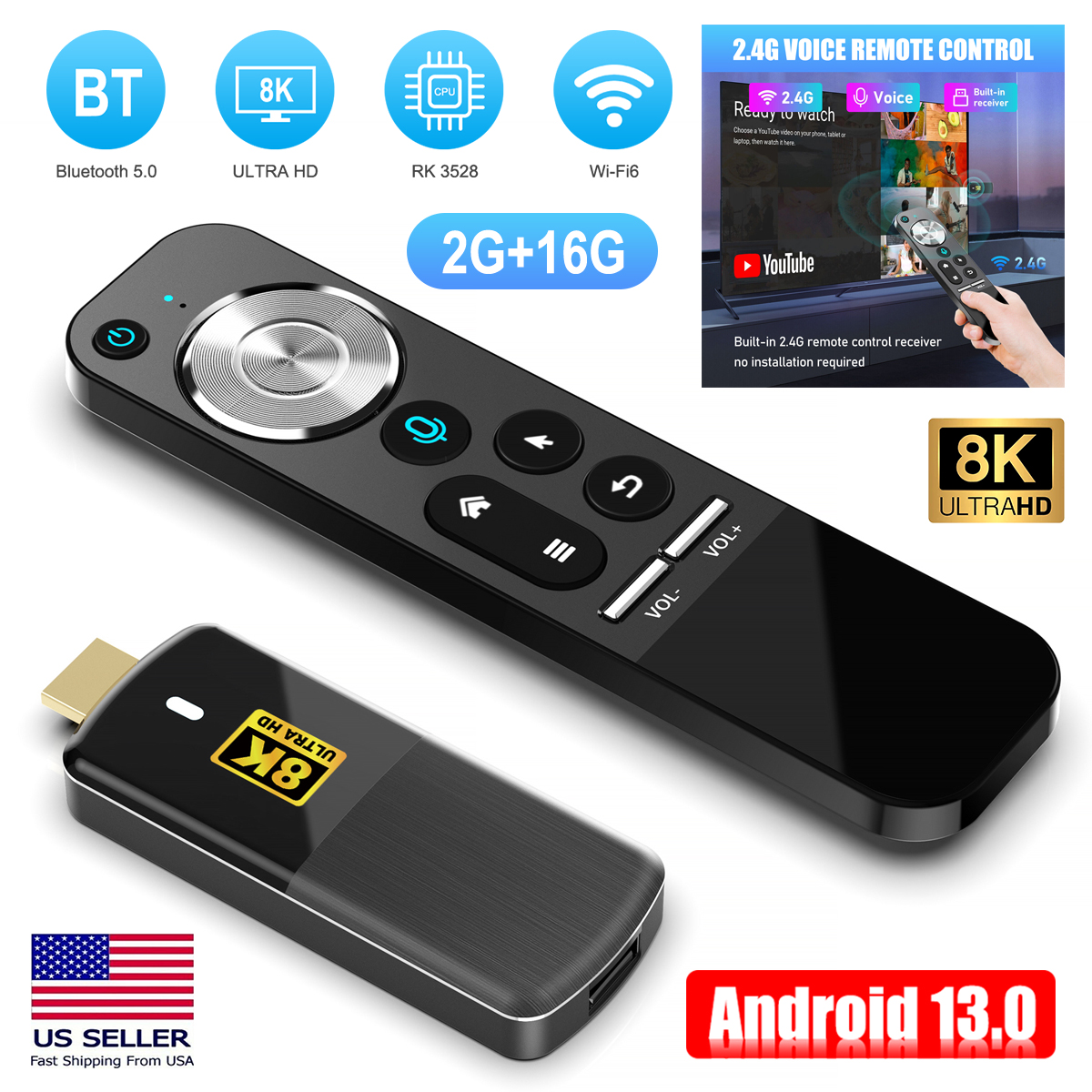 H96 Max M3 4K TV Stick Android 13 Portable TV Dongle 2GB RAM 16GB ROM IPTV  Set Top Box 4K Smart TV Box Fire Sticks - China TV Box, Android TV Box