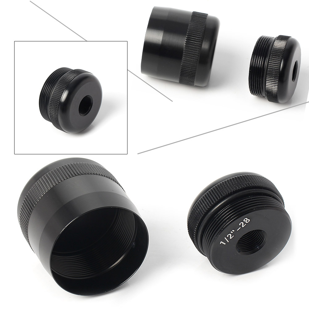 Aluminum Maglite D Cell Cap Set 1/2"-28 Replacement Combo Threaded End